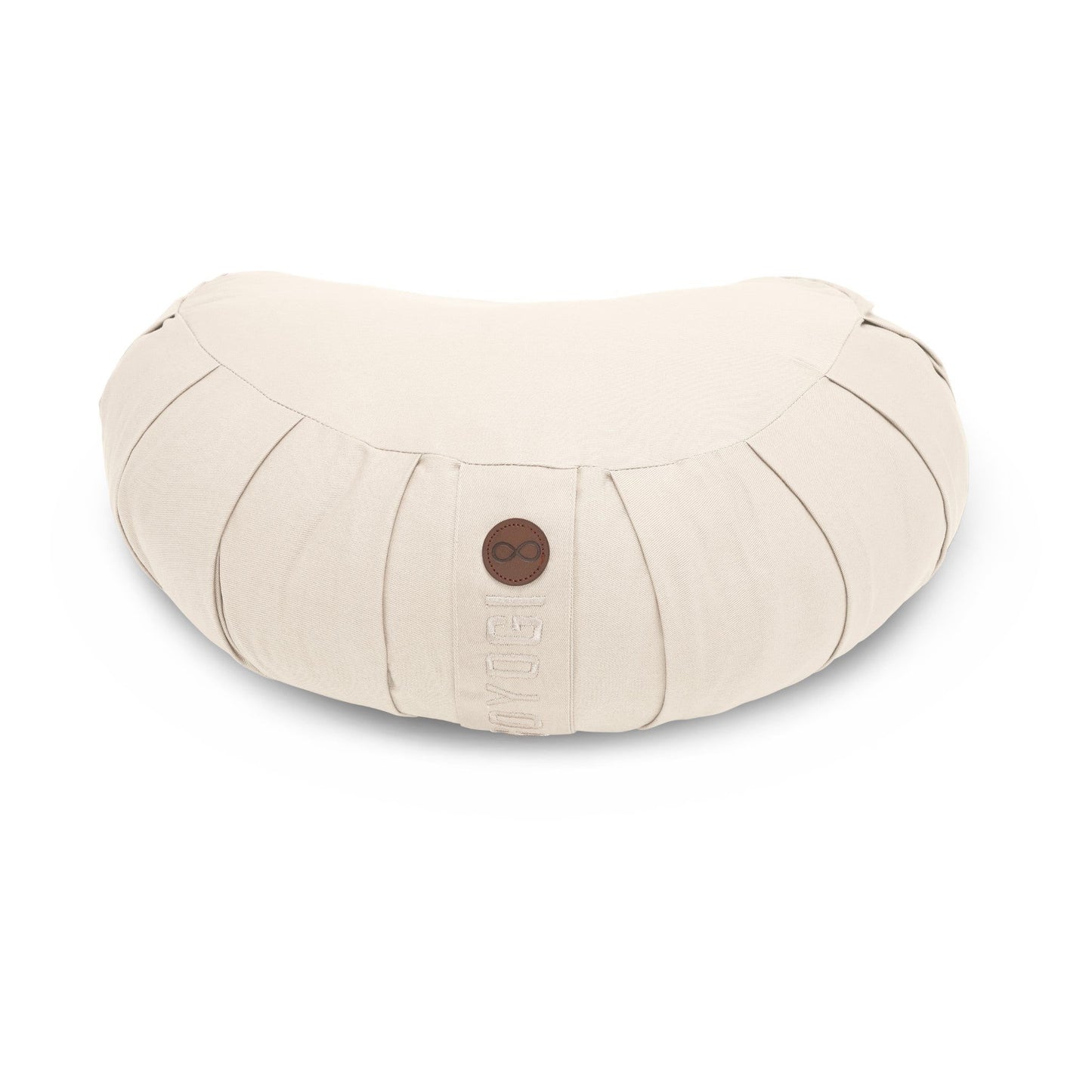 Calm Crescent Meditation Cushion - Natural