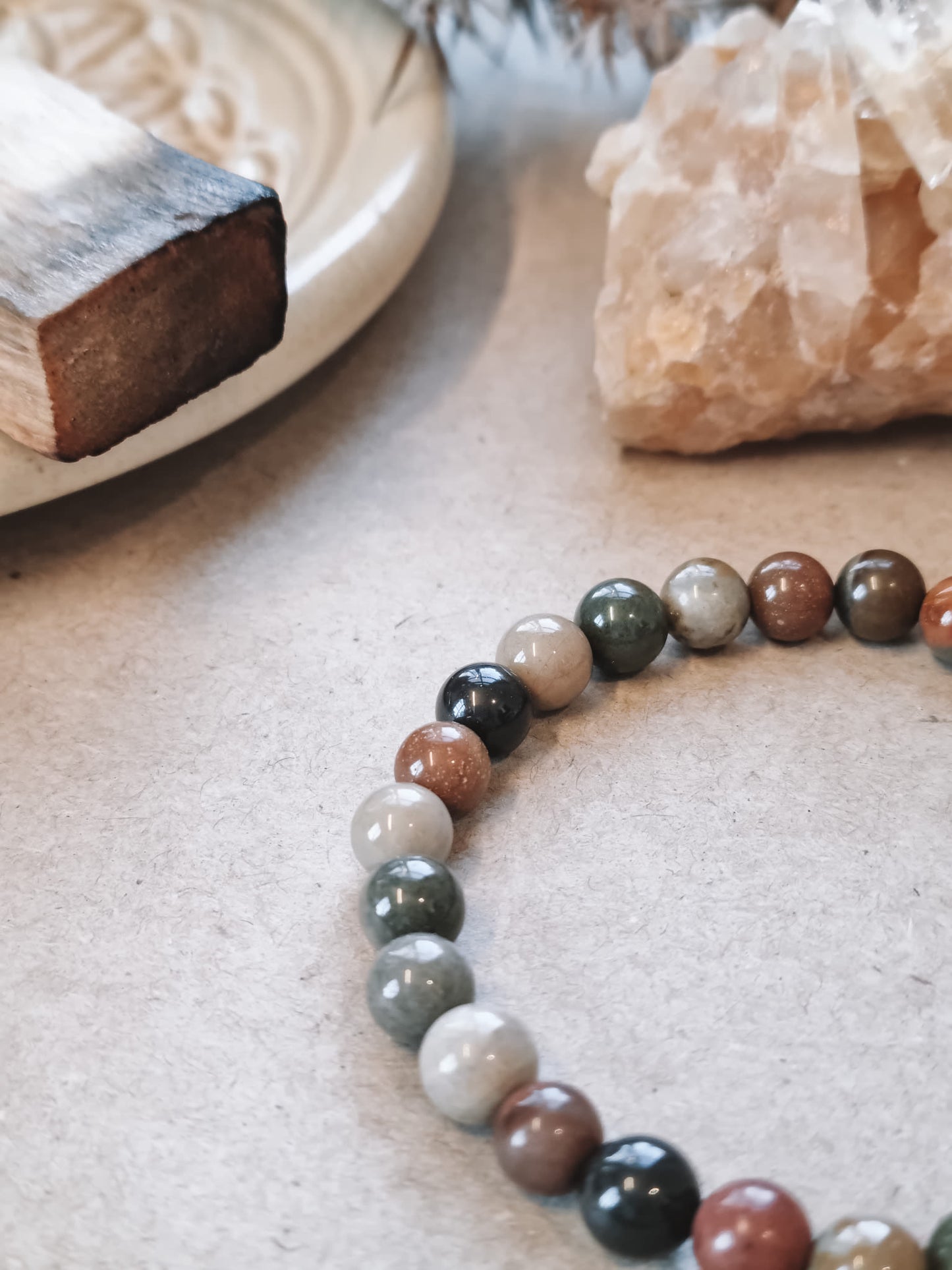 Mantra ENERGY Armbånd – Balanse – Polykrom Jaspis -