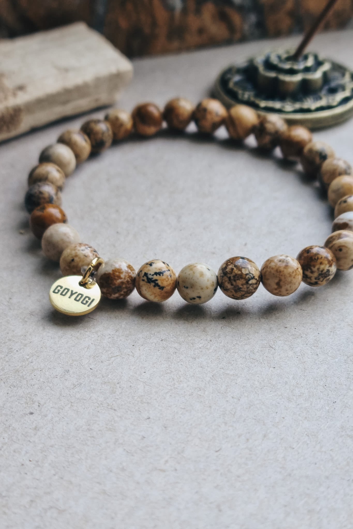 Mantra ENERGY Armbånd – Posisjonering – Picture Jaspis -
