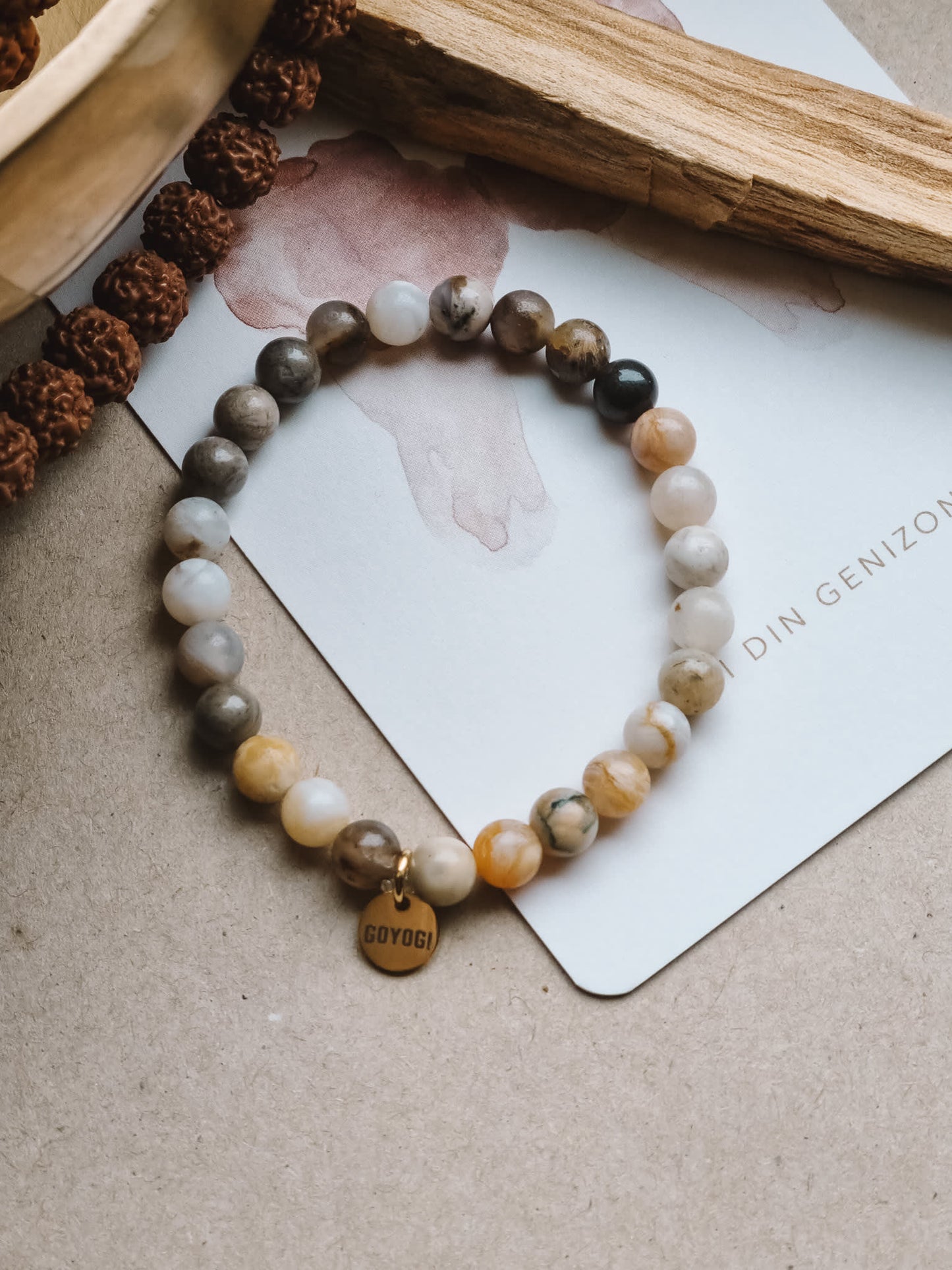 Mantra ENERGY Armbånd – Forandring – Bambusjaspis -