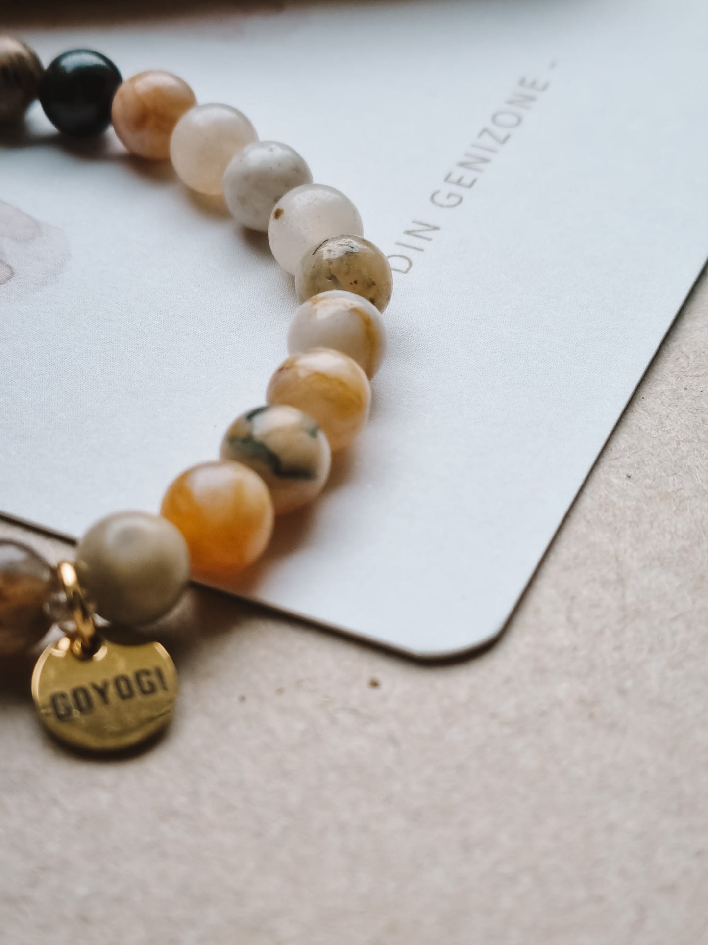 Mantra ENERGY Armbånd – Forandring – Bambusjaspis -