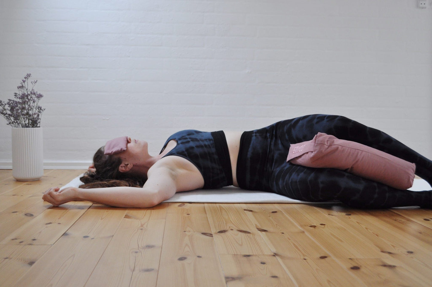Calm Rektangulær Yoga Bolster - Dark Olive