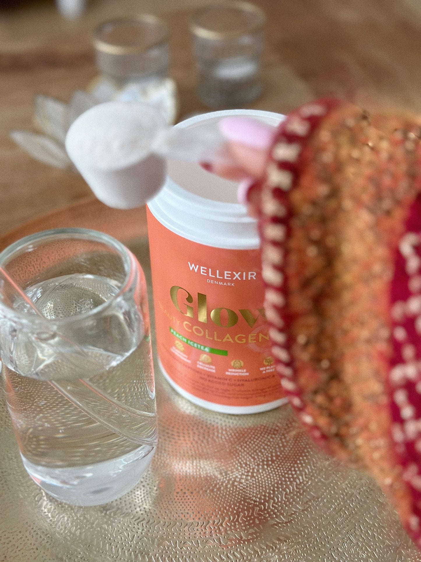 Glow Beauty Collagen Drink - Peach Ice Tea -
