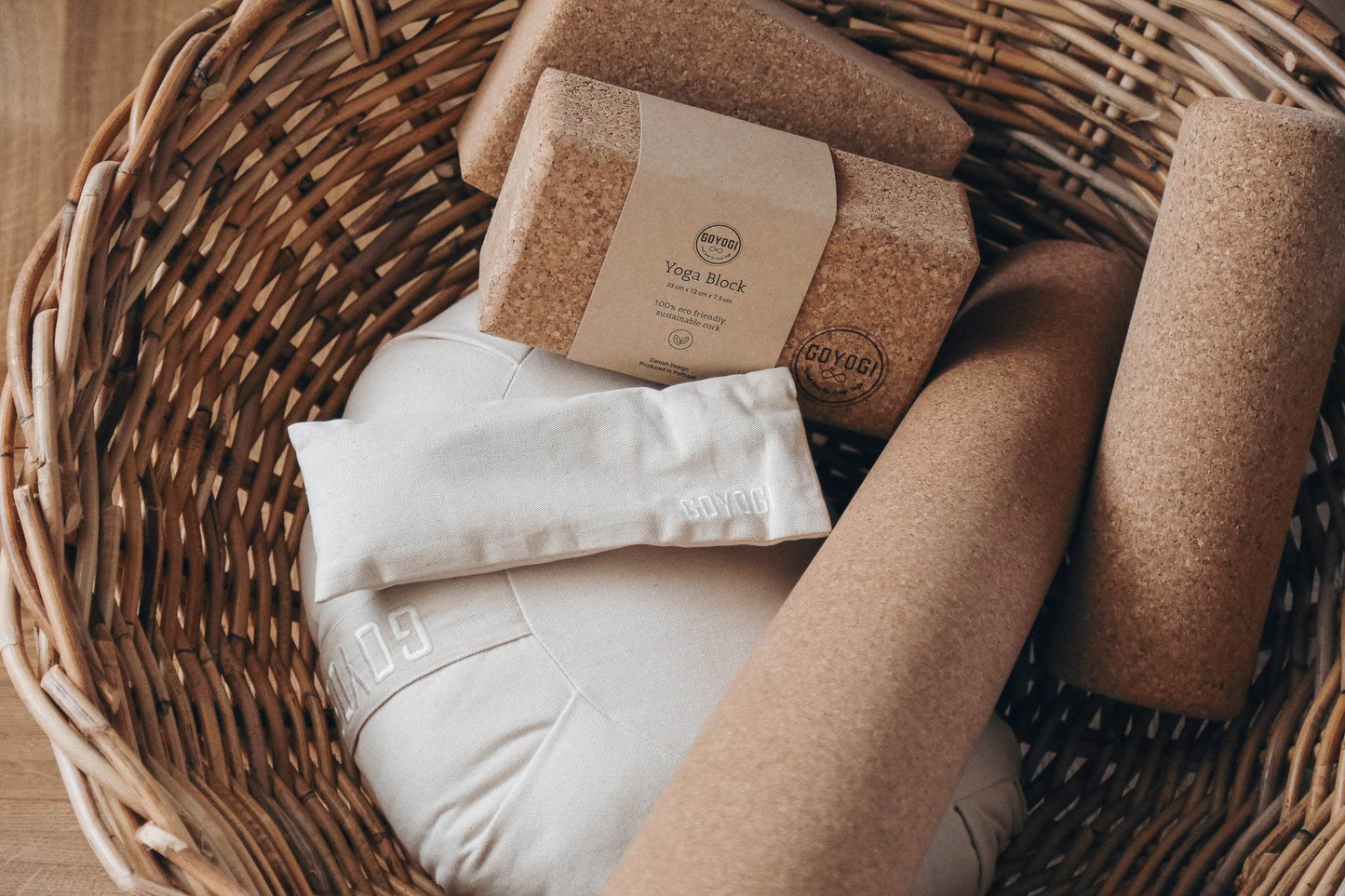 Calm Organic Cotton Eye Pillow - Dark Blue