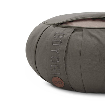 Calm Crescent Meditation Cushion - Dark Grey