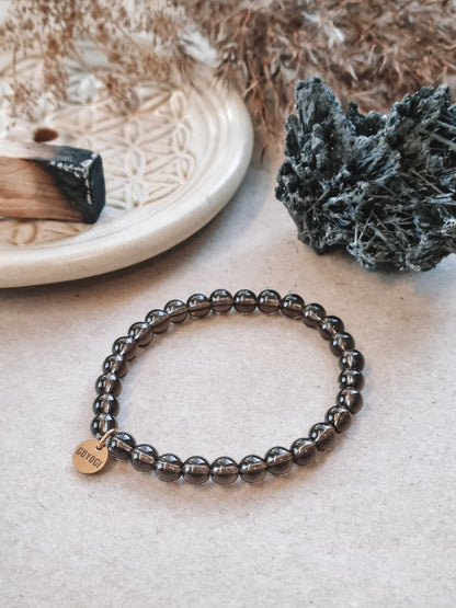 Mantra ENERGY Armbånd – Beskyttelse – Røykkvarts -