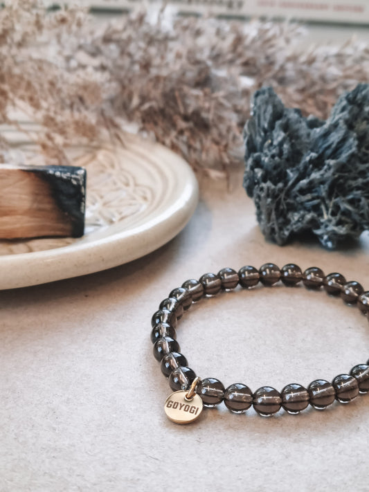 Mantra ENERGY Armbånd – Beskyttelse – Røykkvarts -