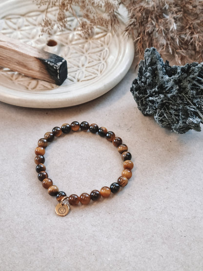 Mantra ENERGY Armbånd – Innsikt – Tigerøye -