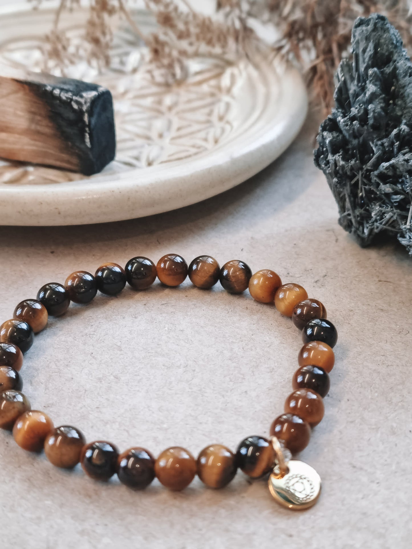 Mantra ENERGY Armbånd – Innsikt – Tigerøye -