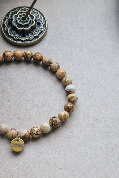 Mantra ENERGY Armbånd – Posisjonering – Picture Jaspis -