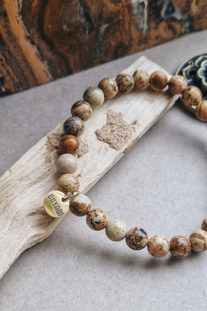 Mantra ENERGY Armbånd – Posisjonering – Picture Jaspis -