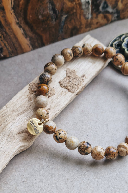 Mantra ENERGY Armbånd – Posisjonering – Picture Jaspis -