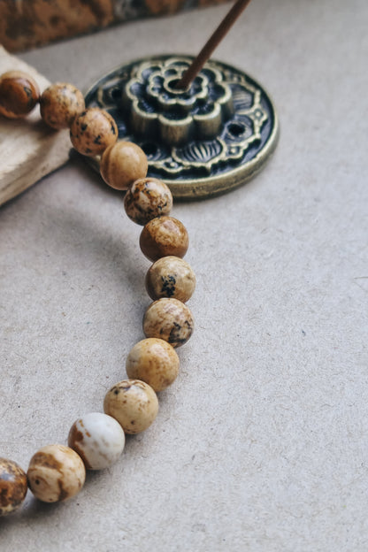 Mantra ENERGY Armbånd – Posisjonering – Picture Jaspis -