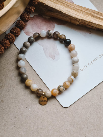 Mantra ENERGY Armbånd – Forandring – Bambusjaspis -