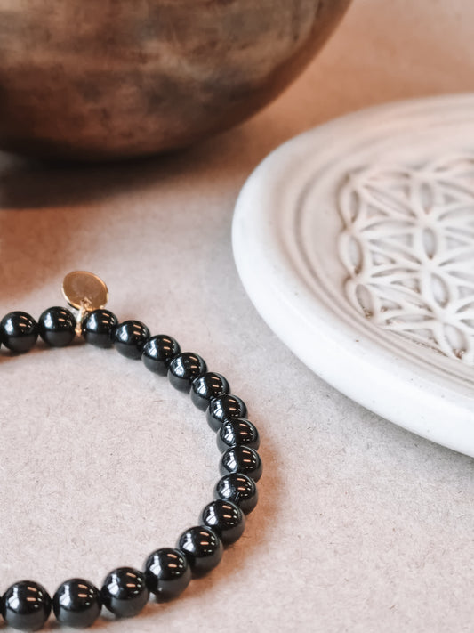 Mantra ENERGY Armbånd – Sannhet – Svart Turmalin -
