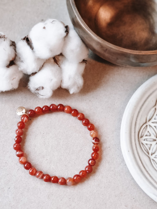 Mantra ENERGY Armbånd – Selvtillit – Karneol -