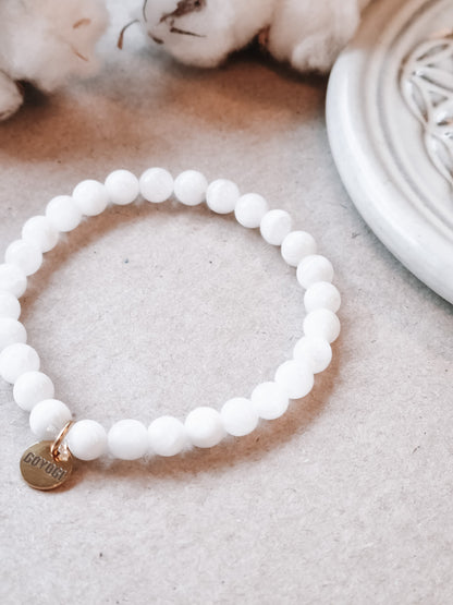 Mantra ENERGY Armbånd – Fornyelse – Hvit Månestein -