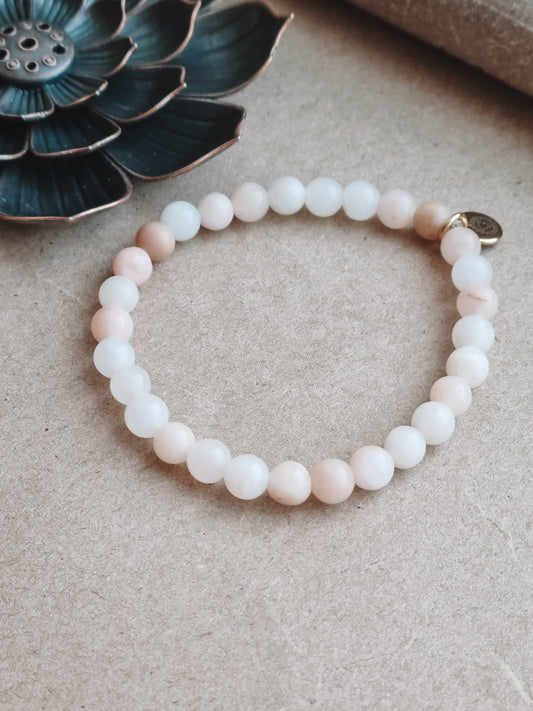 Mantra ENERGY armbånd – Frihet – Rosa aventurin -