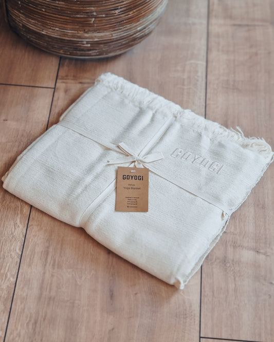 Deluxe Yoga Blanket - Natural