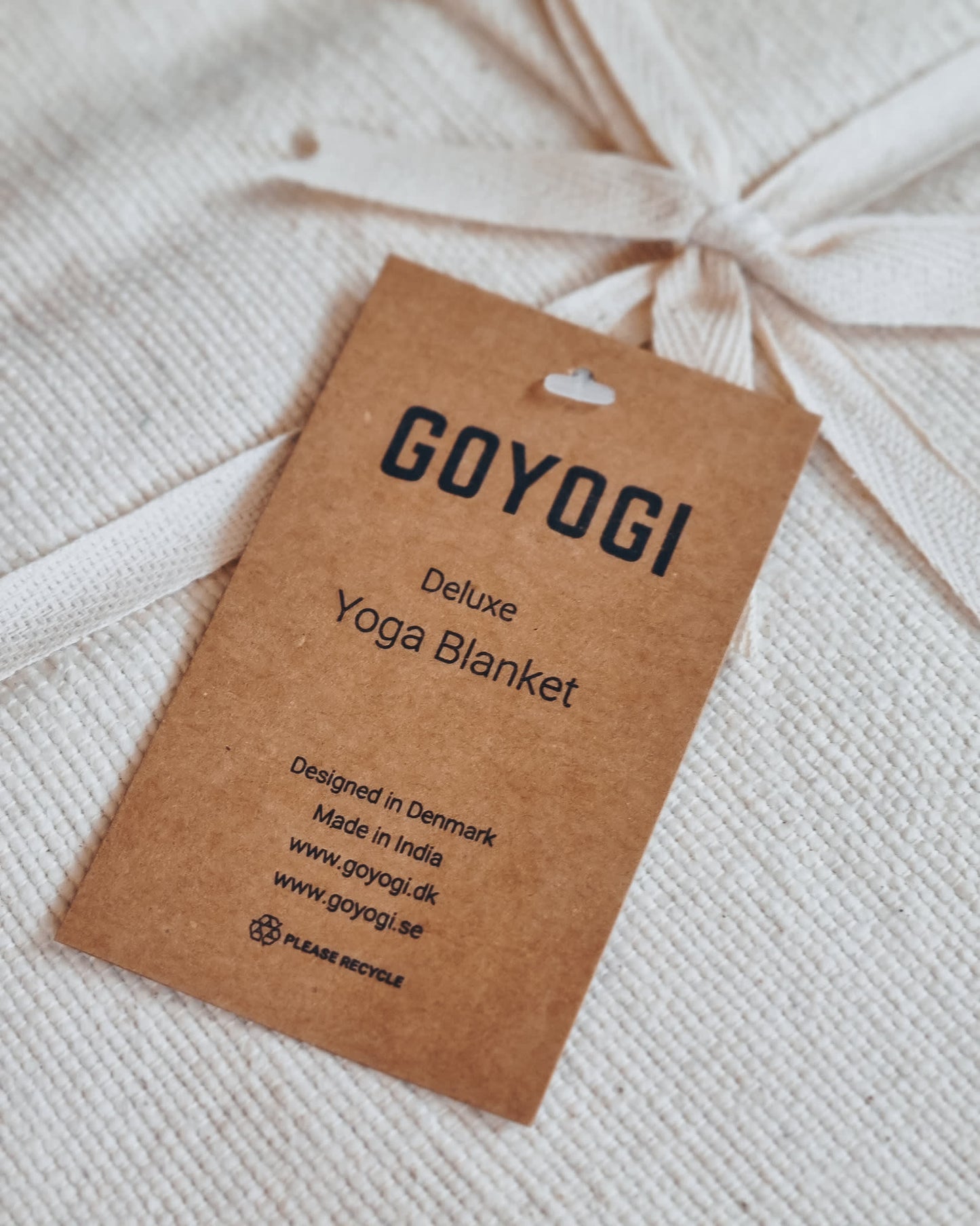 Deluxe Yoga Blanket - Natural