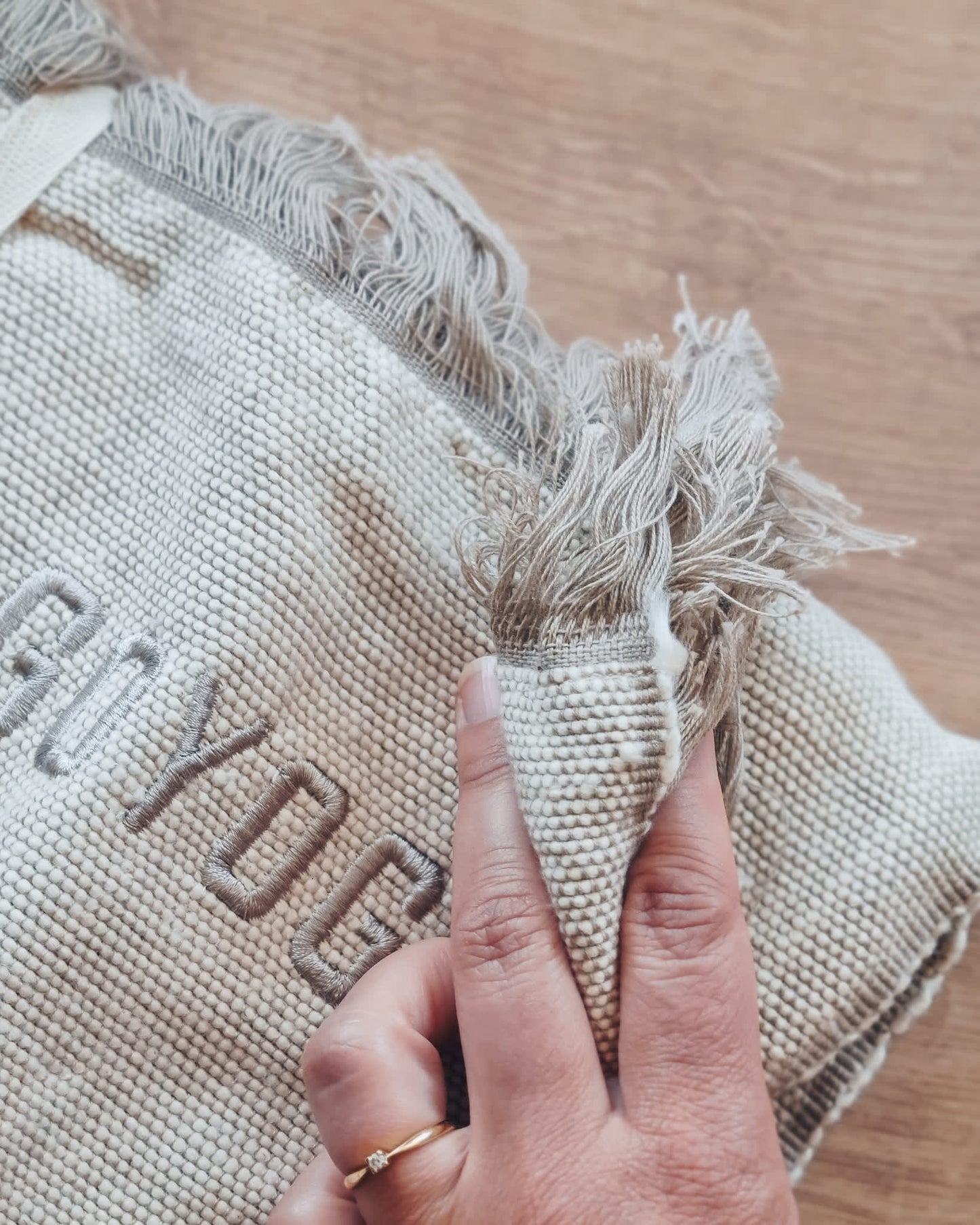 Deluxe Yoga Blanket - Beige