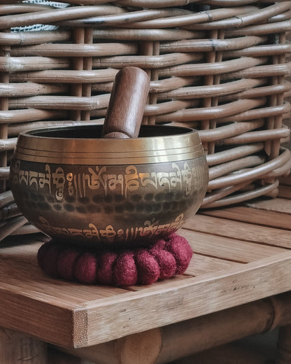 Singing bowl with wooden stick - Nepal