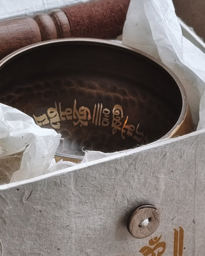 Singing bowl with wooden stick - Nepal