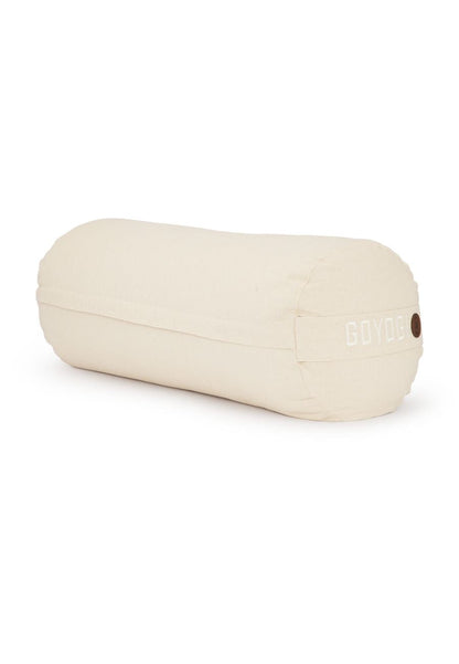 Calm Organic cotton Yoga Bolster - Natural