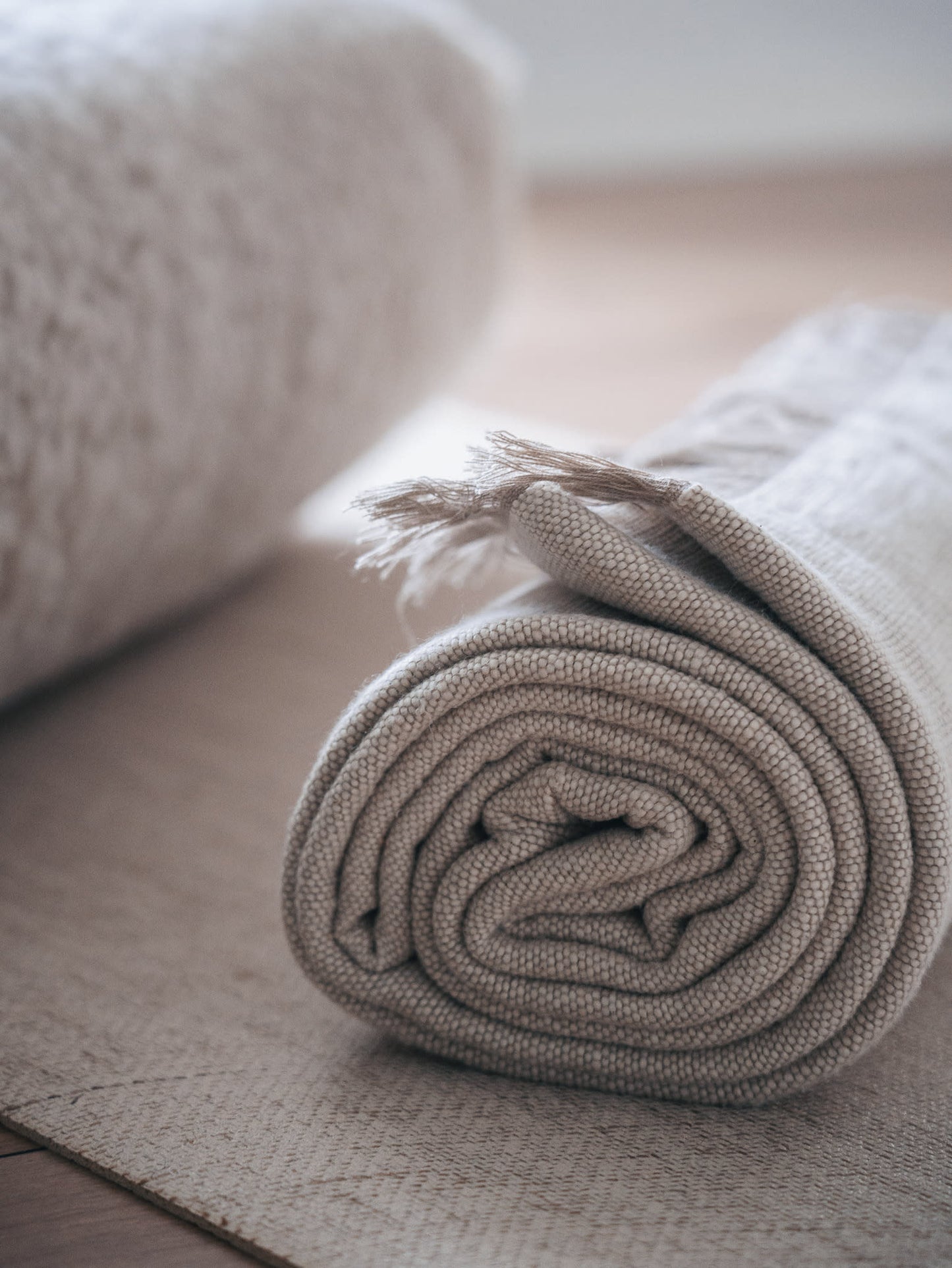 Deluxe Yoga Blanket - Beige