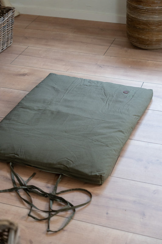 Calm Zabuton 4 cm - Dark Olive
