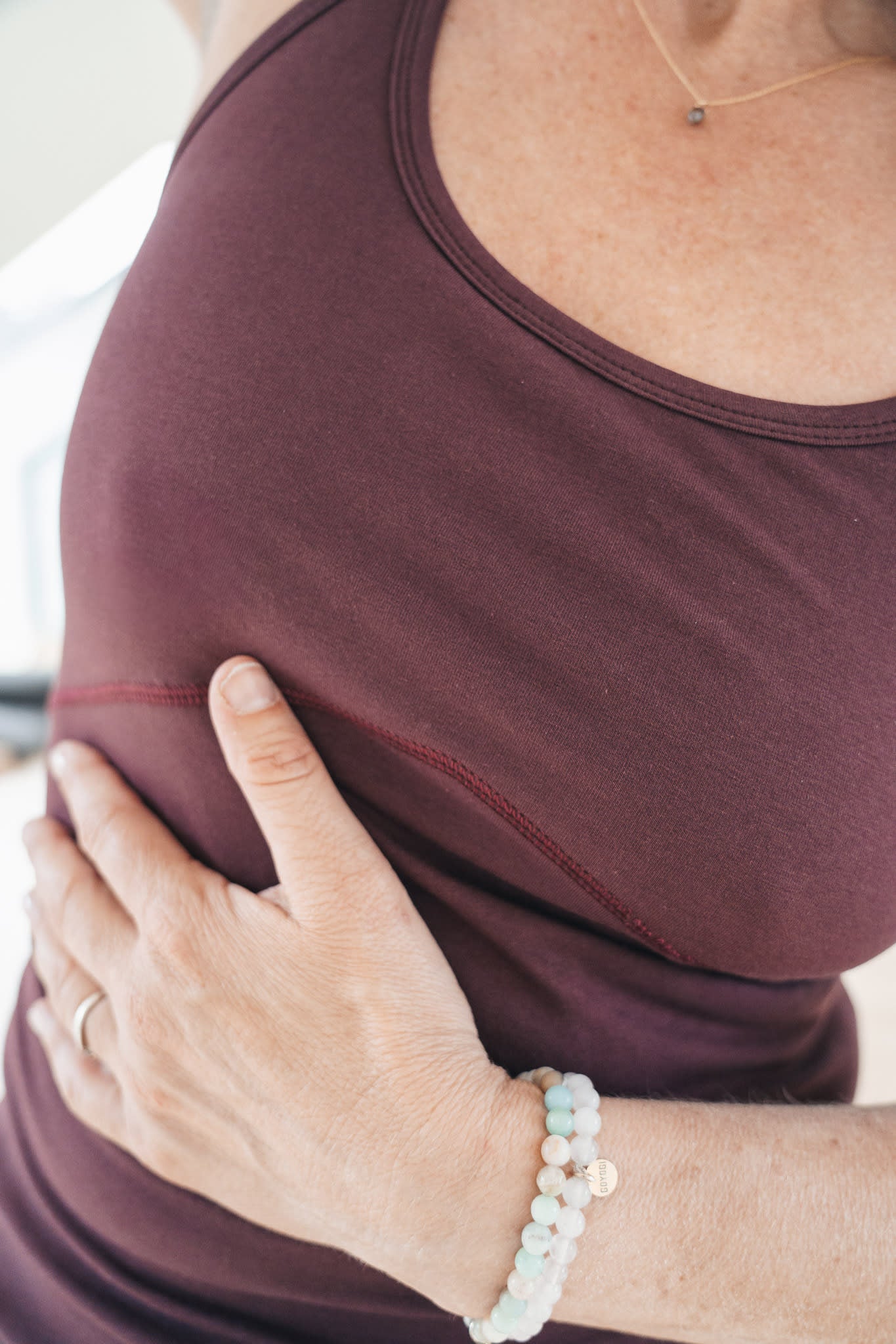 Nidra Strap Top - Dark Plum