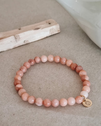 Mantra ENERGY armbånd – Frihet – Rosa aventurin -