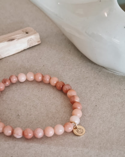 Mantra ENERGY armbånd – Frihet – Rosa aventurin -