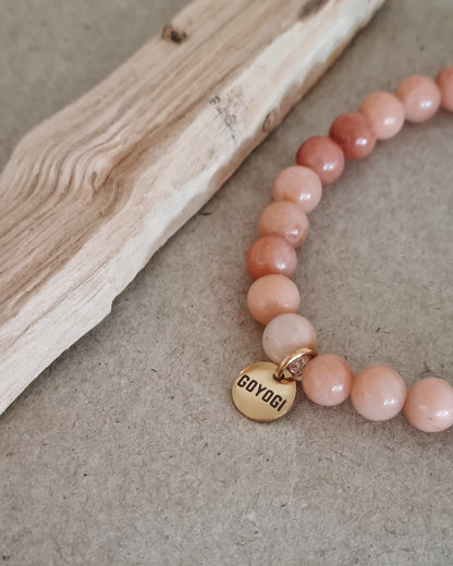 Mantra ENERGY armbånd – Frihet – Rosa aventurin -
