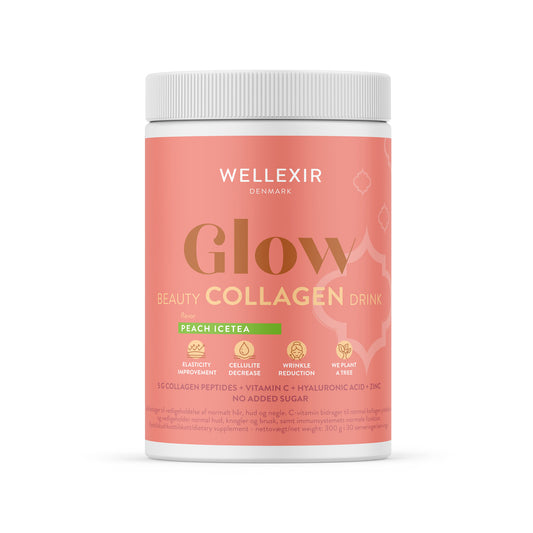 Glow Beauty Collagen Drink - Peach Ice Tea -