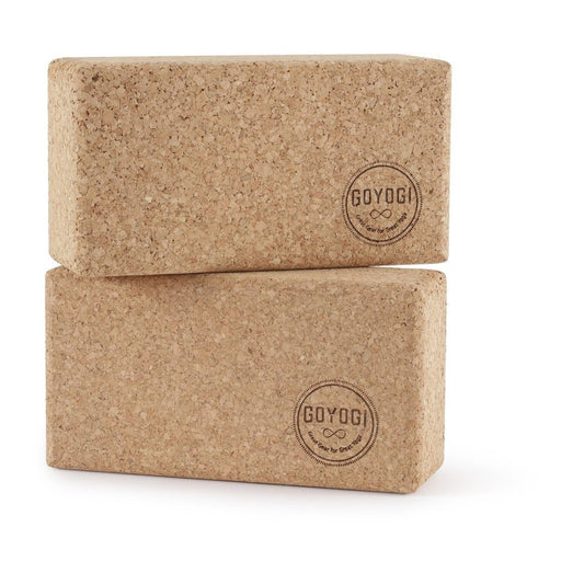 Sustain Cork Yoga Block - sett med 2 -