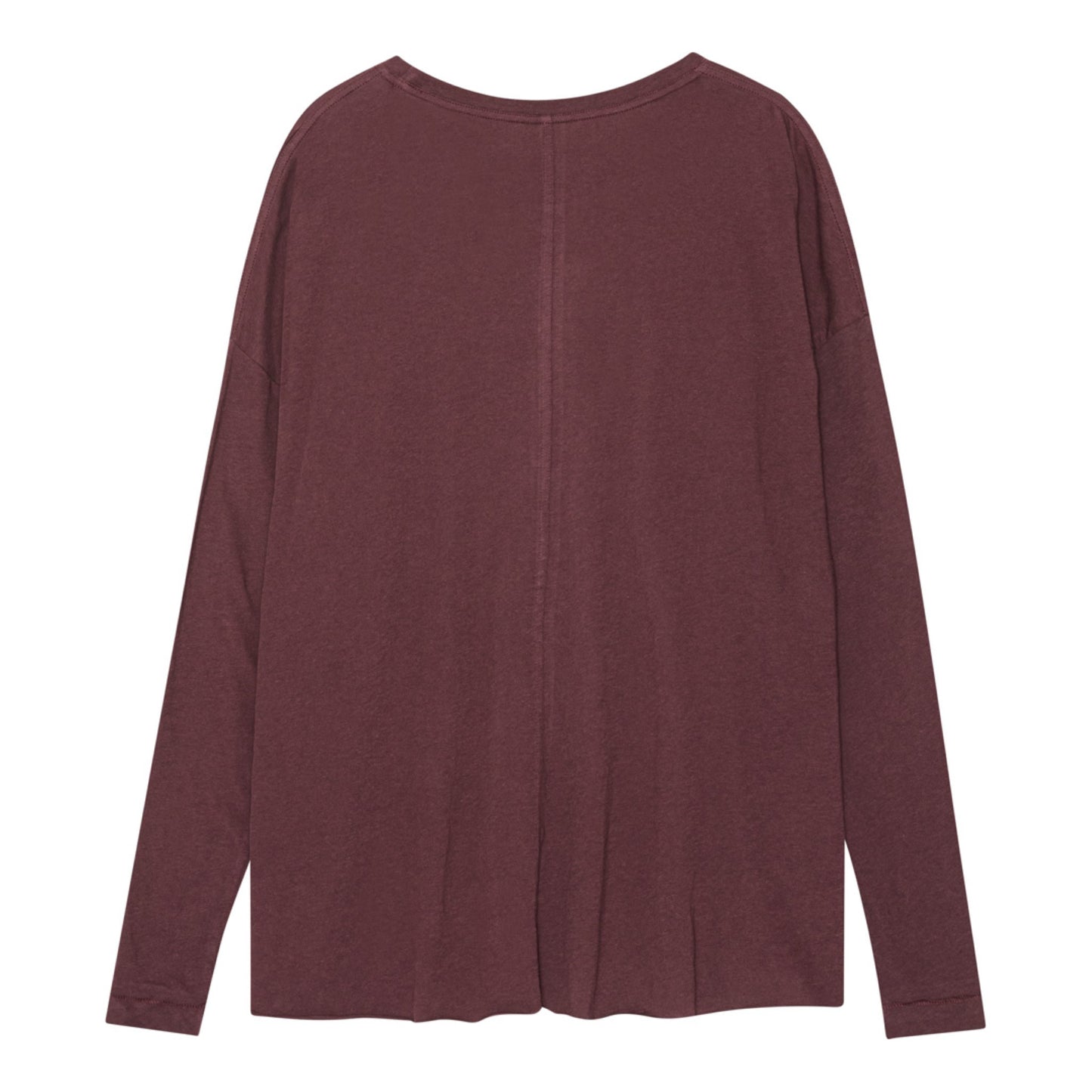 Lion Drapy Tee - Dark Plum