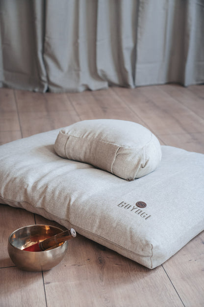 Mindful Deluxe Zabuton - Hemp