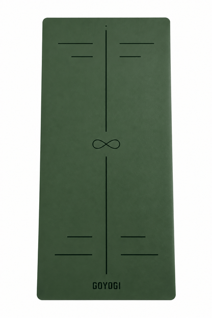Premium Signature Yoga Mat - Olive Green