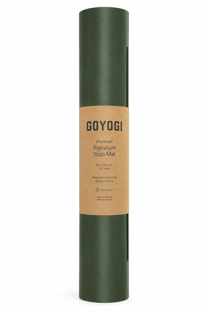 Premium Signature Yoga Mat - Olive Green
