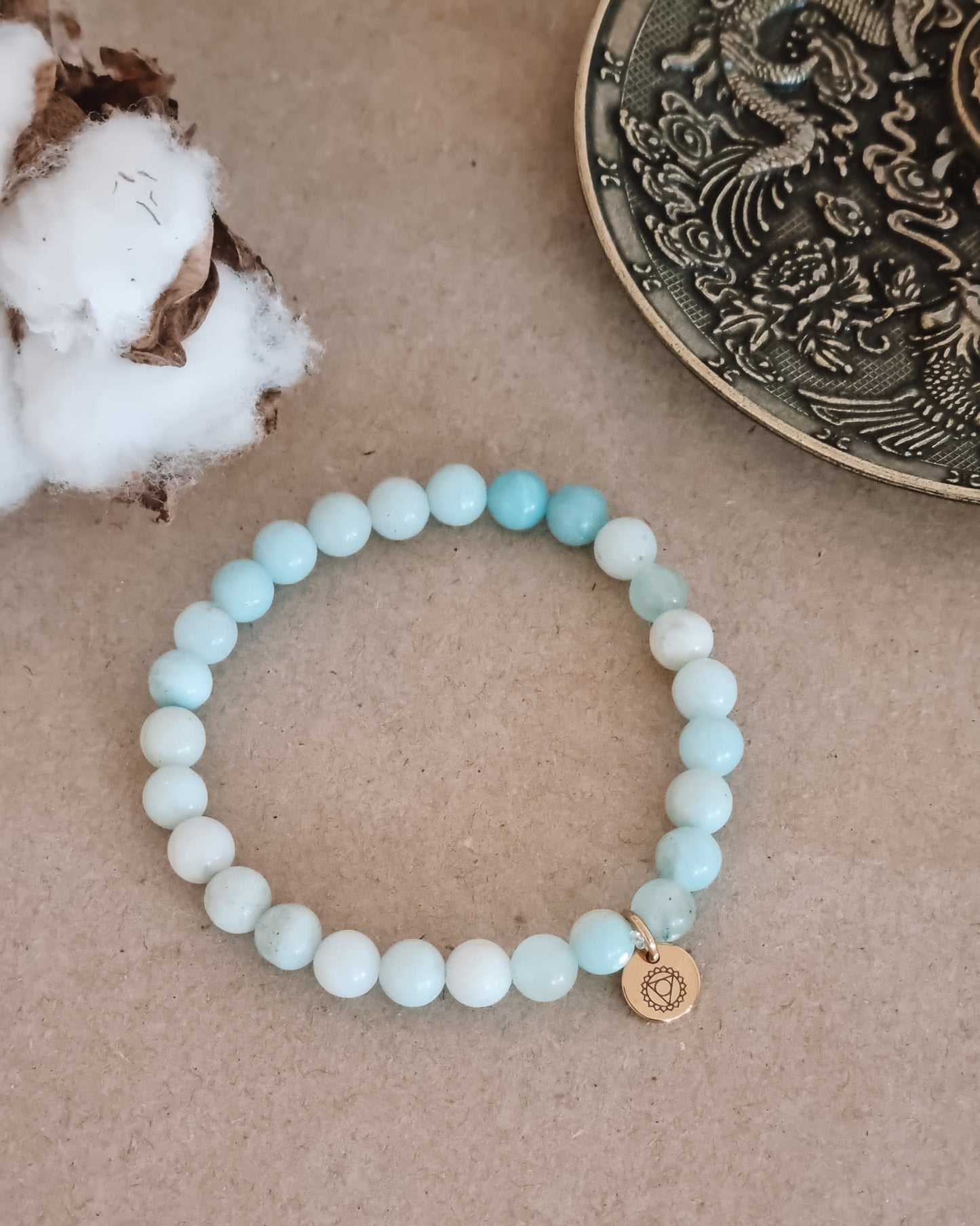 Mantra ENERGY armbånd - Kommunikation - Amazonitt -